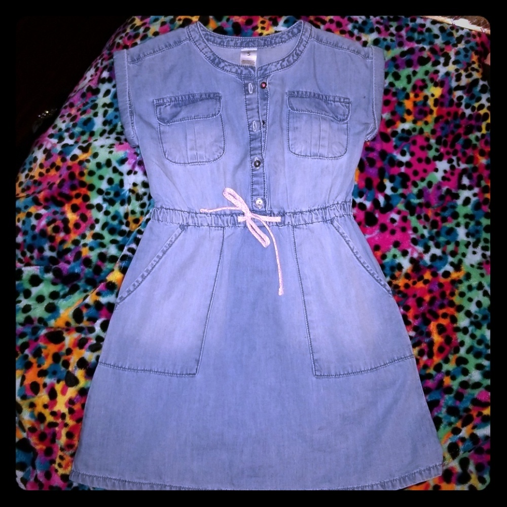 BLUE JEAN DRESS GIRLS SIZE 5